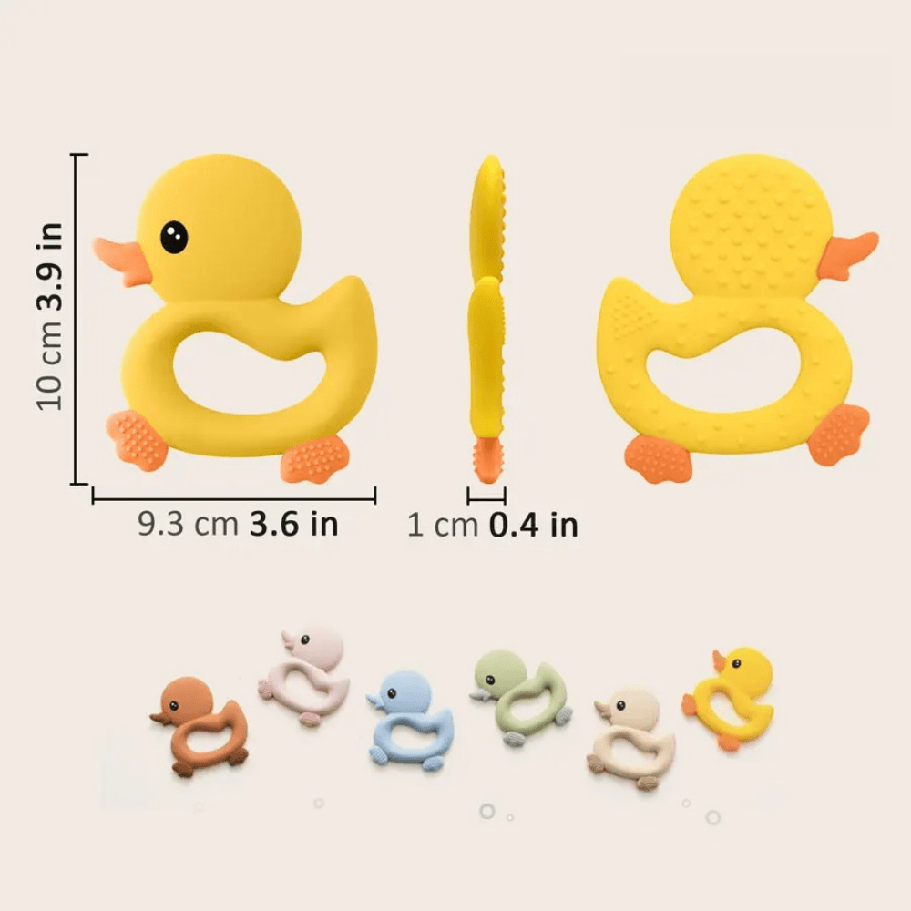 Anneau de dentition - Canard Mignon™ - Mon Univers Éveil Bébé
