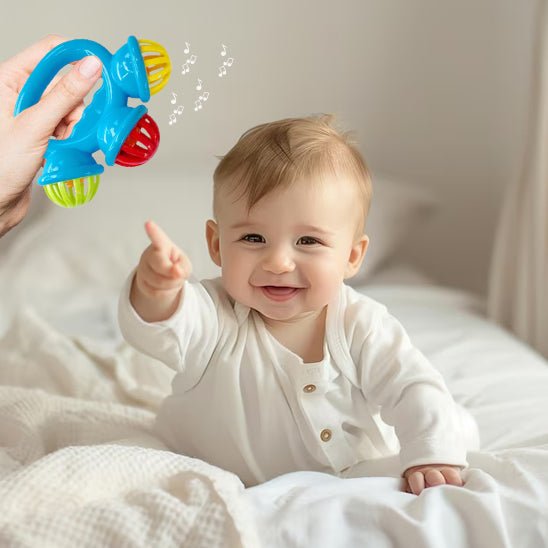 Hochet pour bébé - Cloches Vaguelly™ - Mon Univers Éveil Bébé