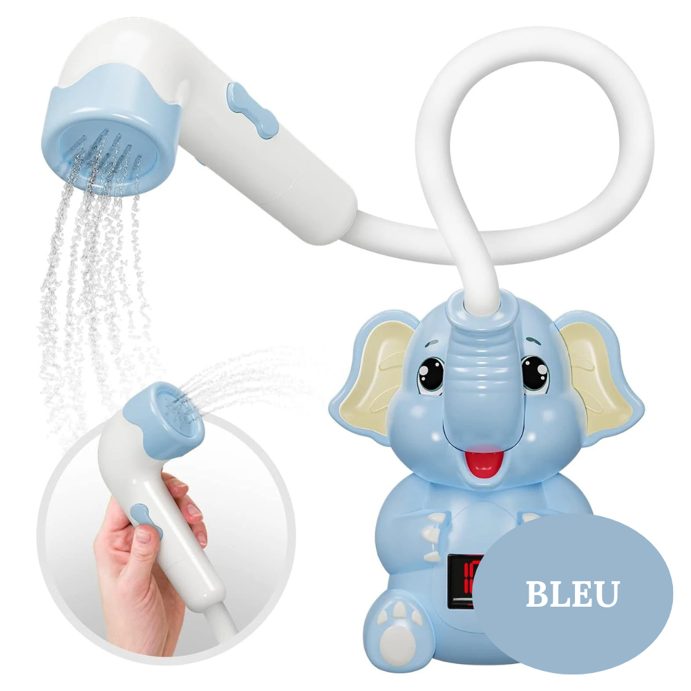 Jouet de bain bébé - Douchette éléphant thermo™