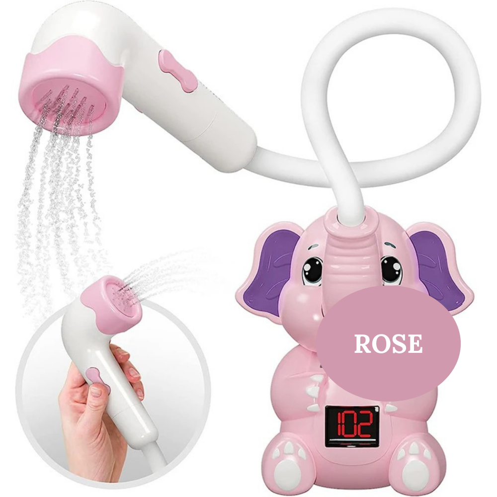 Jouet de bain bébé - Douchette éléphant thermo™