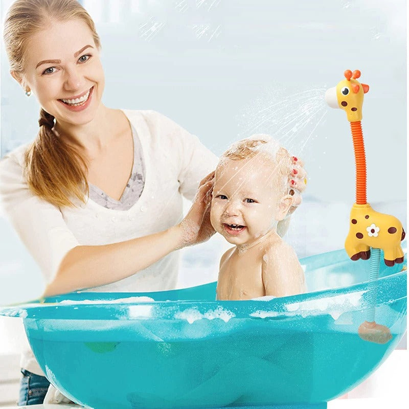 Jouet de bain bébé - Douchette girafe™