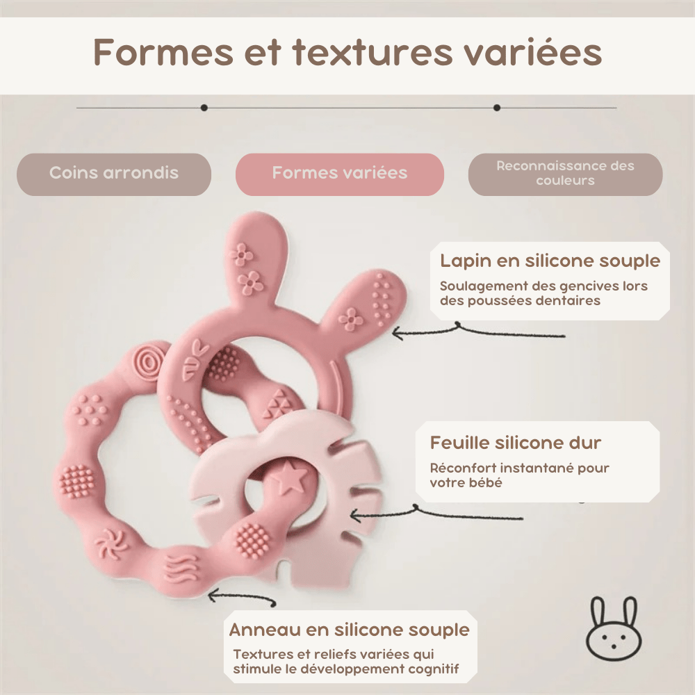 Anneau de dentition - Babybloom™ - Mon Univers Éveil Bébé