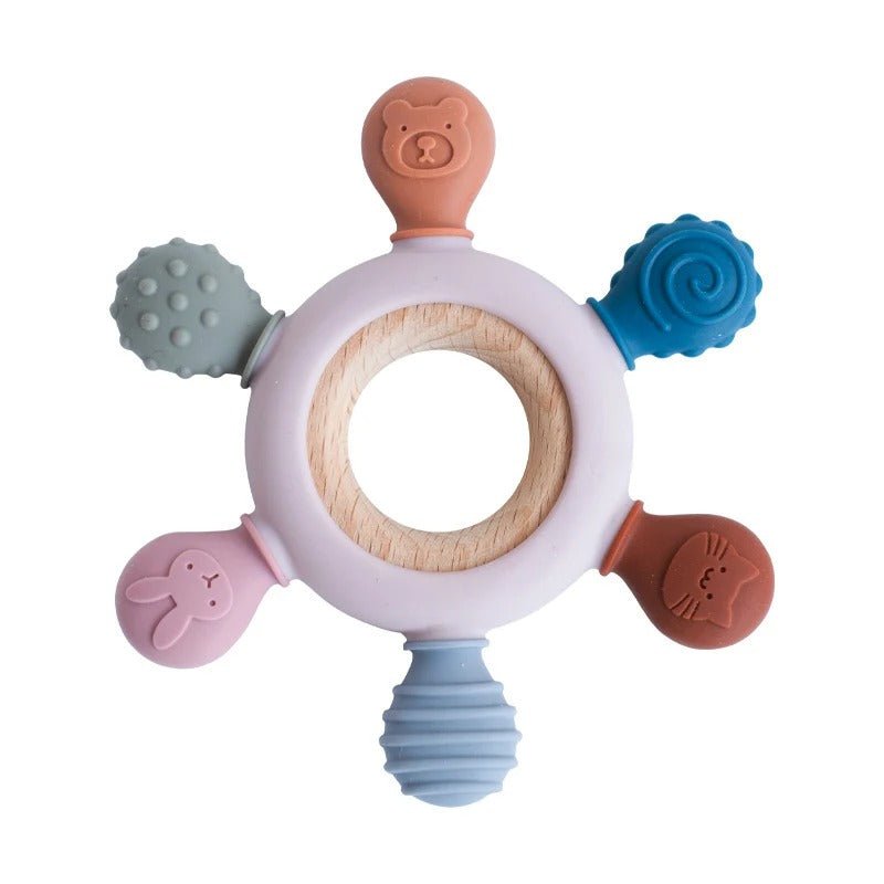 Anneau de dentition - CroqueDoux™ - Mon Univers Éveil Bébé