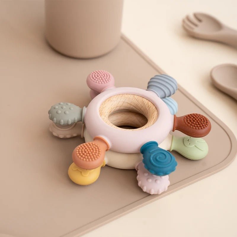 Anneau de dentition - CroqueDoux™ - Mon Univers Éveil Bébé