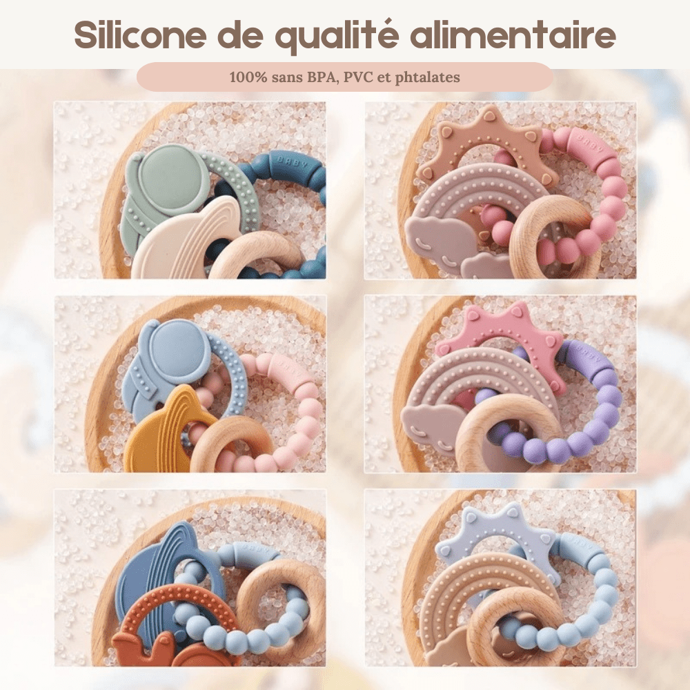 Anneau de dentition - Galaxie™ - Mon Univers Éveil Bébé