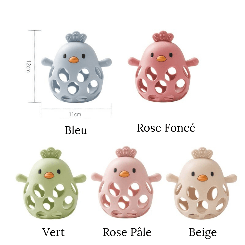 Anneau de dentition - Petit Poussin™ - Mon Univers Éveil Bébé