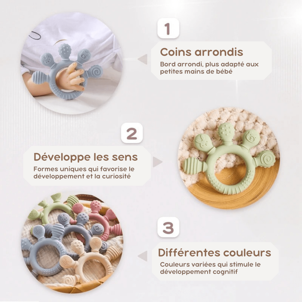 Anneau de dentition - SafeCircle™ - Mon Univers Éveil Bébé