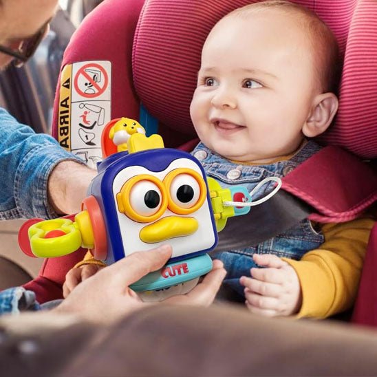 Cube d'activité bébé - busy cube sensory 6 en 1™ - Mon Univers Éveil Bébé