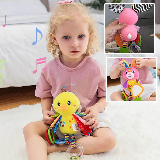 Hochet bébé - Peluche Funsland™ - Mon Univers Éveil Bébé