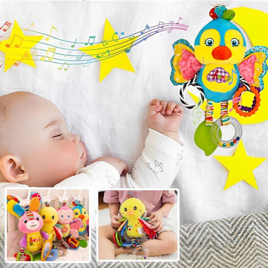 Hochet bébé - Peluche Funsland™ - Mon Univers Éveil Bébé