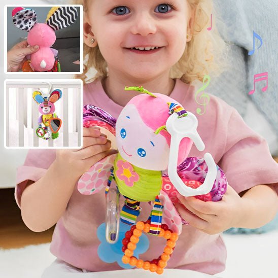 Hochet bébé - Peluche Funsland™ - Mon Univers Éveil Bébé