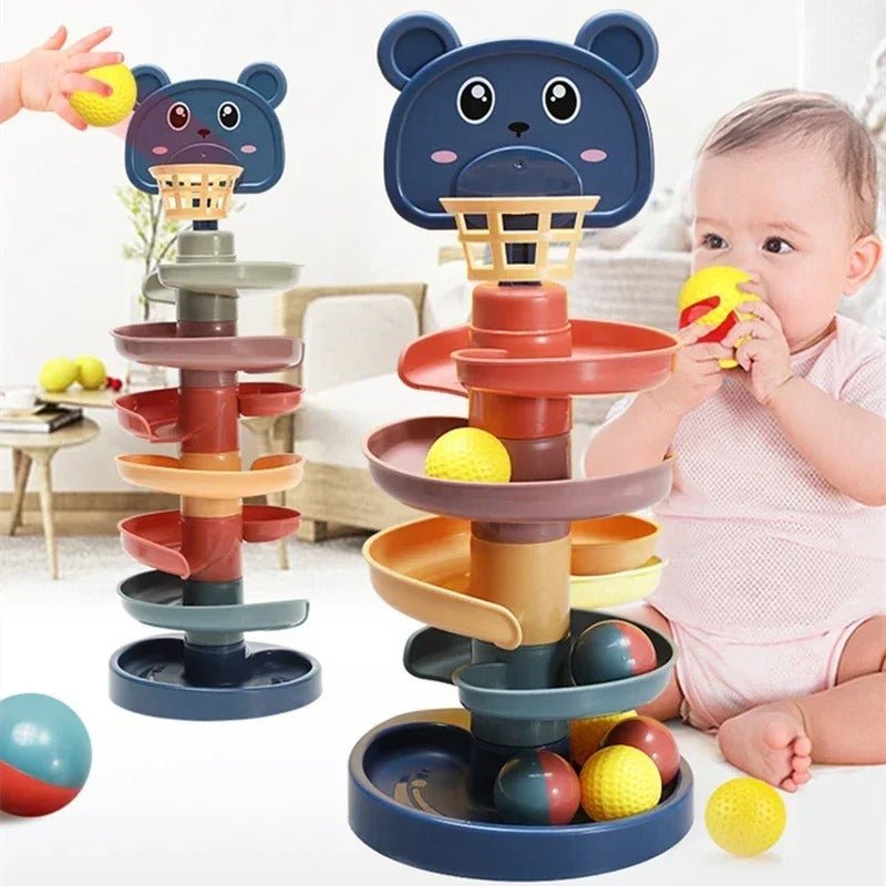 Jeu d'eveil bebe - Jouet Toboggan À Balles™ - Mon Univers Éveil Bébé