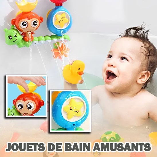 Jouet de bain bébé - Cascade interactif singe™ - Mon Univers Éveil Bébé