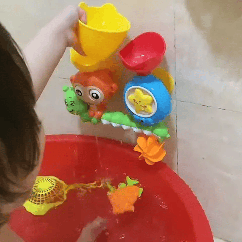 Jouet de bain bébé - Cascade interactif singe™ - Mon Univers Éveil Bébé