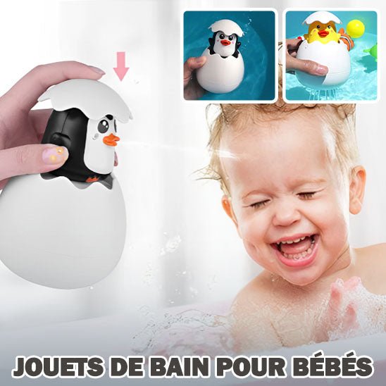 Jouet de bain bébé - Œuf de bain magique™ - Mon Univers Éveil Bébé