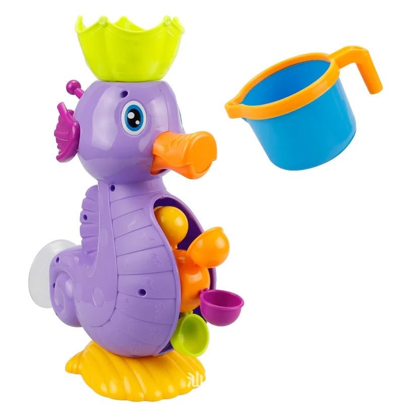 Jouet de bain bébé - Roue à eau interactive™ Vaguelly - Mon Univers Éveil Bébé