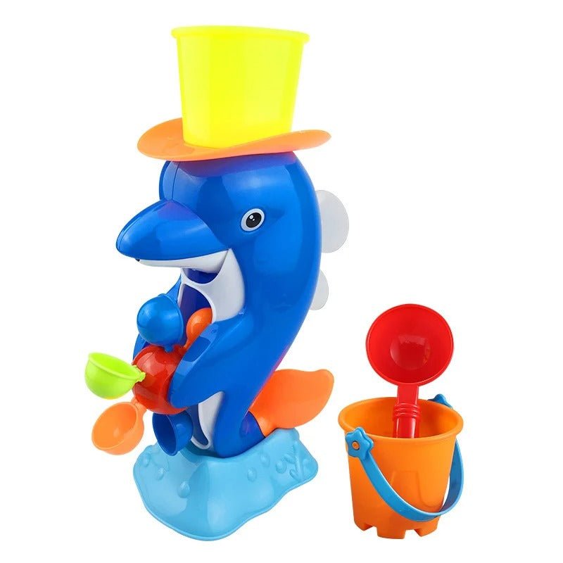Jouet de bain bébé - Roue à eau interactive™ Vaguelly - Mon Univers Éveil Bébé
