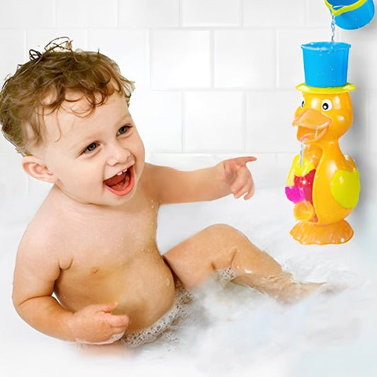 Jouet de bain bébé - Roue à eau interactive™ Vaguelly - Mon Univers Éveil Bébé
