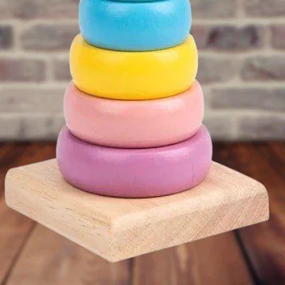 Jouet en Bois - WoodenToys™ - Tour Macaron - Mon Univers Éveil Bébé