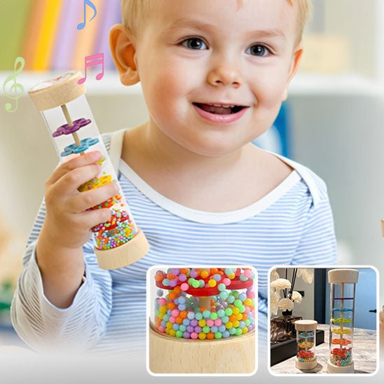 Jouet eveil bebe - Baton pluie bébé™ - Mon Univers Éveil Bébé