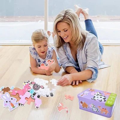 Jouets en bois - BabyPuzzle™ - Bétail - Mon Univers Éveil Bébé